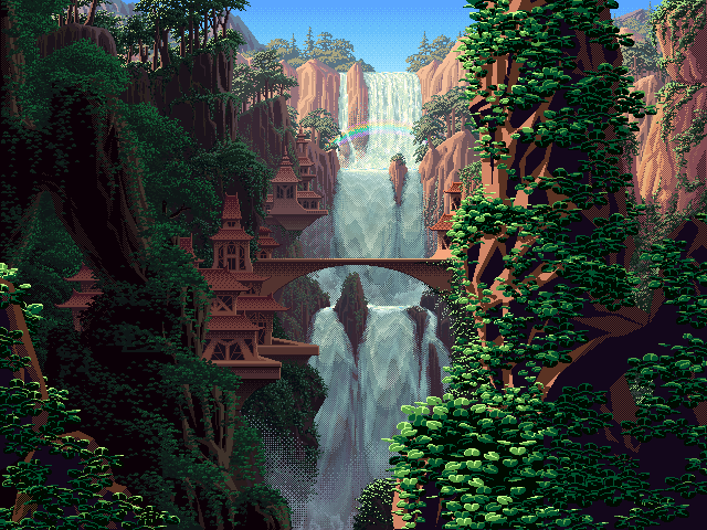 swonn_'s tweet photo. I just saw this example of dynamic cycling of color palettes by @effectgames 

https://t.co/ttRv4biyTk

it's veryy impressive and the #pixelart is gorgeous
wow !
 #ドット絵 https://t.co/8doZkjRVWz