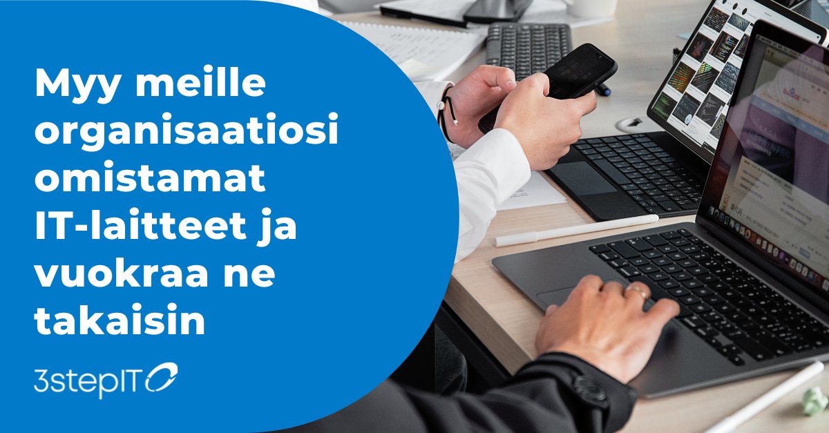 Vieläkö omistat IT-laitteita? Siirry omistamisesta vuokraukseen, ja sijoita teknologiaan sidottu pääomasi muuhun käyttöön. 

Tutustu kuinka osto- ja takaisinvuokrauspalvelumme toimii 👉 hubs.la/Q01qBmkb0
