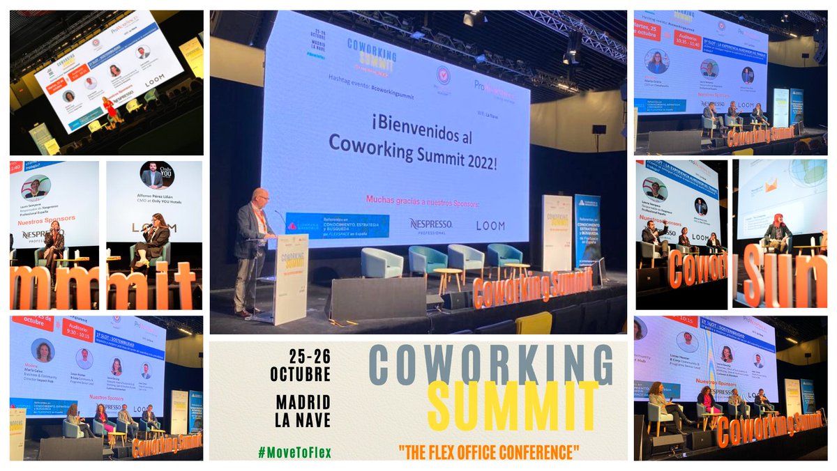 ACW_asociacion's tweet photo. 🆕 Hoy hemos dado inicio a la COWORKING SUMMIT 2022 📣
La bienvenida estuvo a cargo de Eduardo Salsamendi Presidente de Proworkspaces - Asociación / Presidente EWA / Socio Director en Klammer WorkSpaces.

📢 ¡Os vemos mañana 26 de octubre! 
 https://t.co/IaZdxc9SiL https://t.co/uYYgrD1yoh