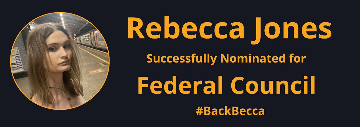 Ballots drop today for the Federal elections! Make sure you #BackBecca