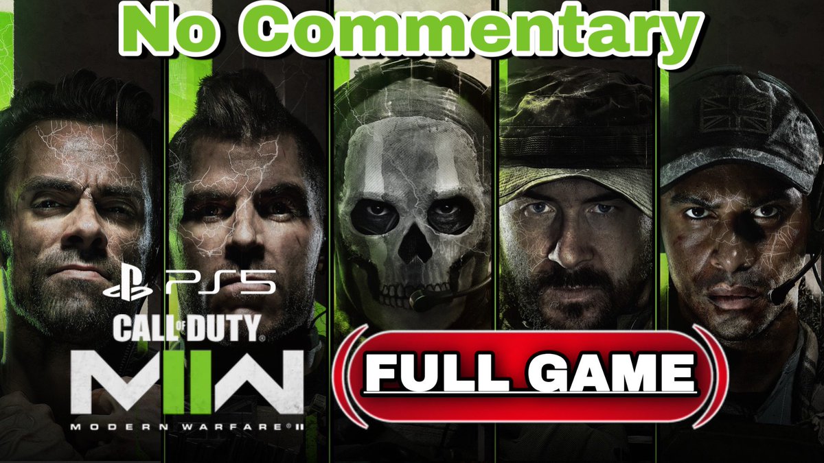 You don’t have to watch the whole thing just give ya boy a like!

This Game Is Fire! | Call of Duty: Modern Warfare 2 |PS5 | 2022 |Full Game Walkthrough
#MWII #CallofDuty #gamingcommunity <a href="/InfinityWard/">Infinity Ward</a> <a href="/PlayStation/">PlayStation</a> 

youtu.be/7uOm3q95My8