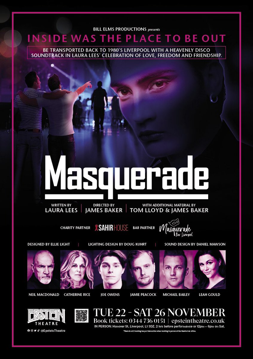 This is something you won’t want to miss! We’re thrilled to share that Sahir House has been selected as the official charity partner of MASQUERADE - which will be coming to the @EpsteinTheatre in Nov. Click to book epsteintheatre.co.uk/events/masquer… #lgbtq #culture #theatre #liverpool
