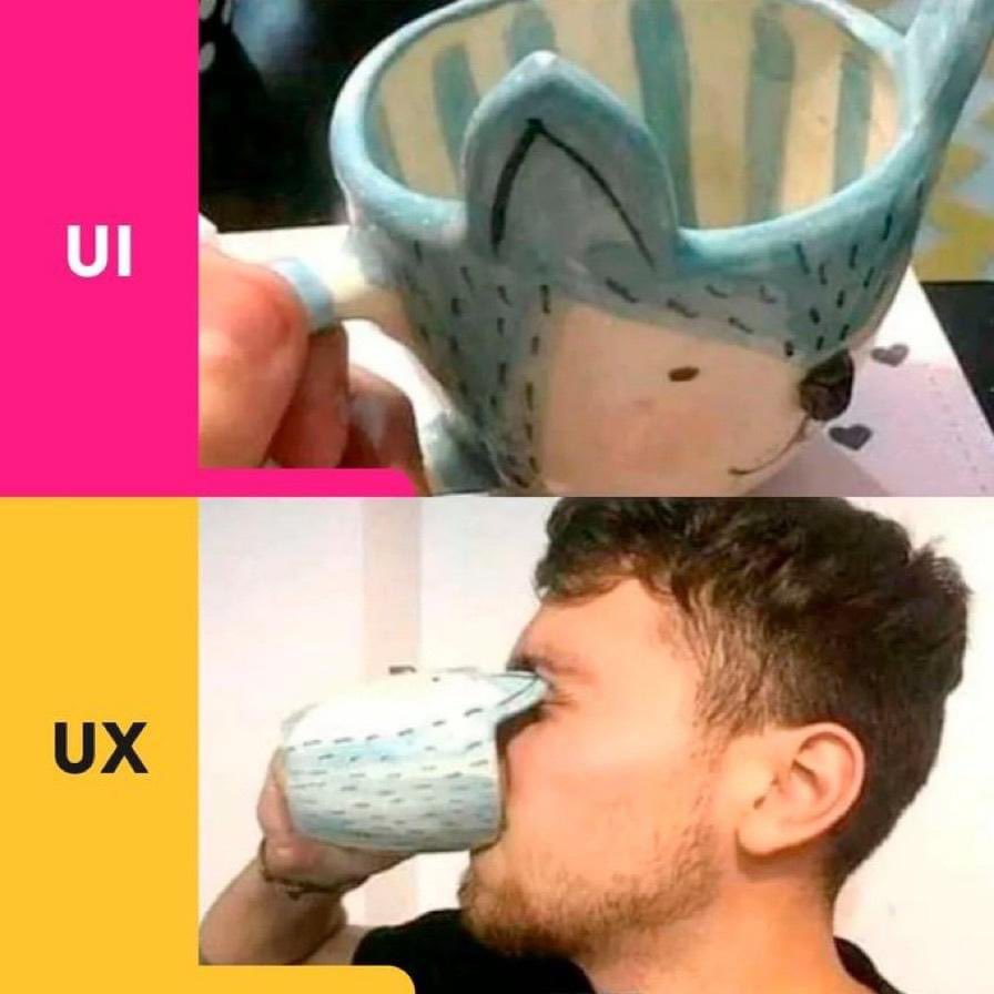 AmyGehling's tweet photo. The UI/UX comparisons never get old 😅 #uiux https://t.co/mC4Ymp8gcT