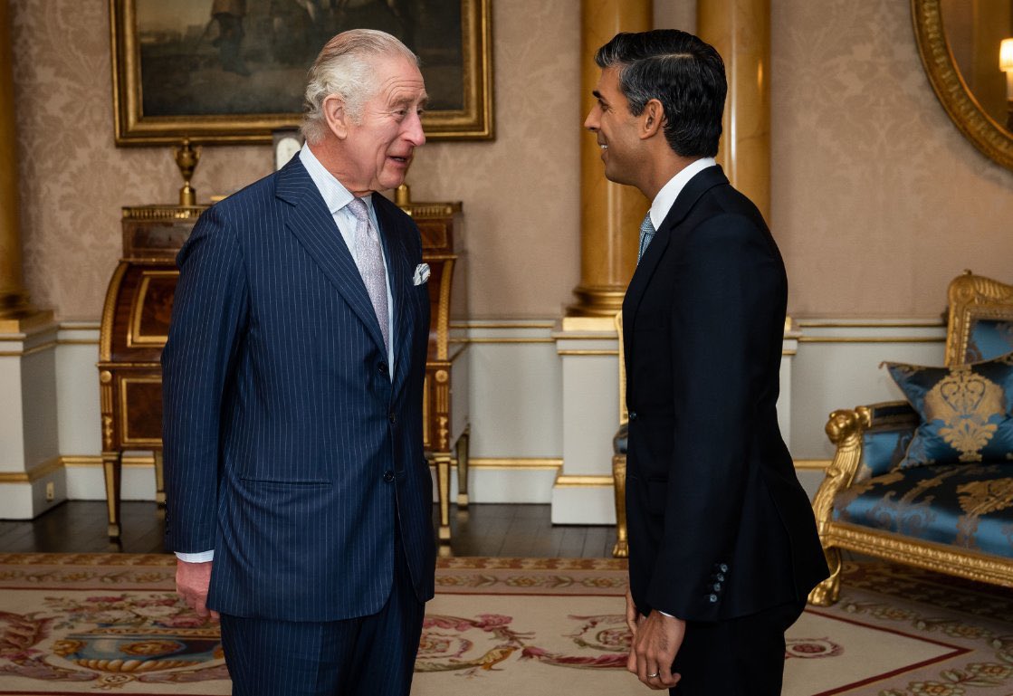 King Charles III has appointed a Prime Minister for the first time in his reign. He asked Rishi Sunak to form a government this morning, shortly after accepting the resignation of Liz Truss. Mr Sunak is the second Prime Minister of The King's reign.