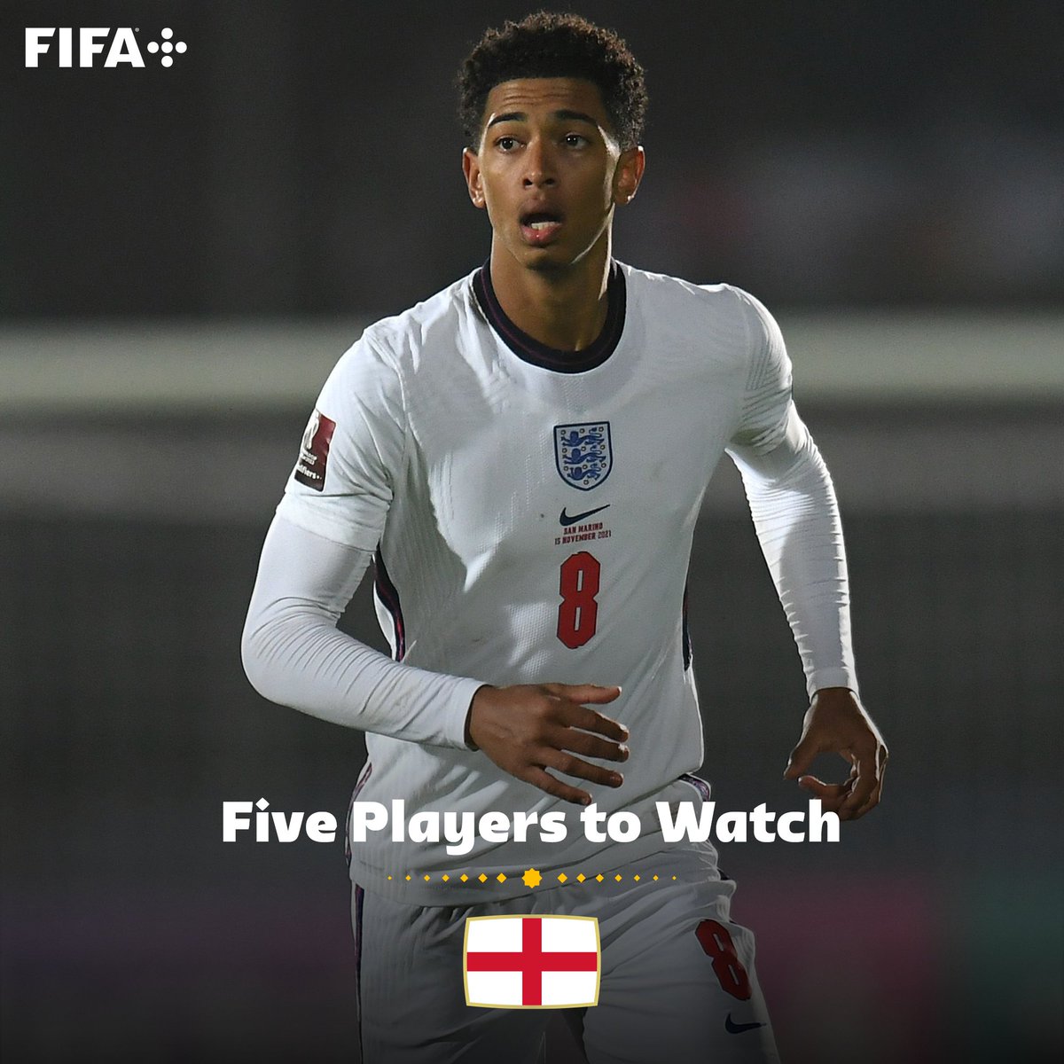 FIFAWorldCup's tweet photo. How far could @England go in the #FIFAWorldCup? 🏴󠁧󠁢󠁥󠁮󠁧󠁿💭

Here are five of their key players to look out for 👇