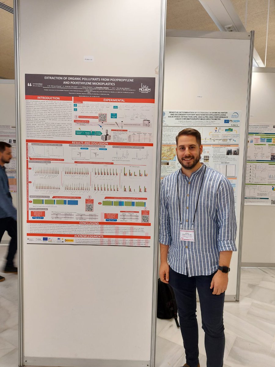 AchemGroup's tweet photo. First day at #SECyTA2022!! Members of @AchemGroup are presenting our latest results in the Analytical Chemistry field!! Great to be back after the pandemic!! @SECyTA1 @invest_ull @ULL https://t.co/QHa9rUiJdT