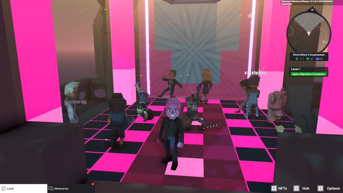 thamron39948752's tweet photo. @TheSandboxGame I just participated in the Paris Hilton  #Cryptoween Event. Dancing in the Clock Tower check out my screenshot below!
🎃👇 https://t.co/PAZWZNrxYQ