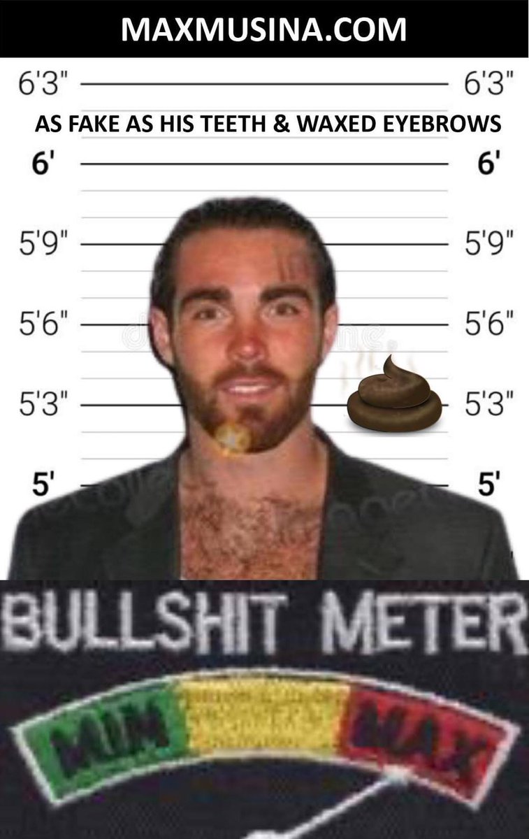 maxmusina82's tweet photo. Massimiliano Musina. Funny comment repost via @max_musina parody account- #maxmusina can't read a measuring tape, so how can he balance a checkbook? #massimilianomusina is 5'9 &amp; a bit if he wears high heels, not 5'11 as he claims on #IMDb #NFT #crypto https://t.co/0IZEr1LyYy https://t.co/TKayE6BNkz