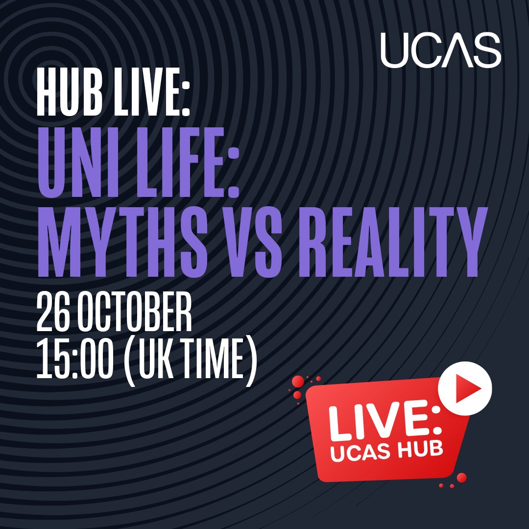 ucas_online's tweet photo. Diving deep into the realities of student life, living in halls and sharing advice to help you prepare for your uni experience, we're chatting to current students to find out what life at uni is really like.

Join us live on the Hub from 15:00 tomorrow👉 https://t.co/4M4XLrnT8g https://t.co/R3yzXUPuI1
