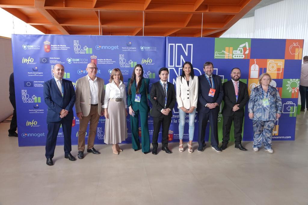 AnabCastejon's tweet photo. 📢Inauguramos la Convención #INNOVAM+, que reúne a empresas nacionales e internacionales, universidades y emprendedores con productos y servicios innovadores.

📍#Cartagena es un puntal de la #innovación en la #Región y la mejor sede posible para estas jornadas. https://t.co/BYpT4OTqbC