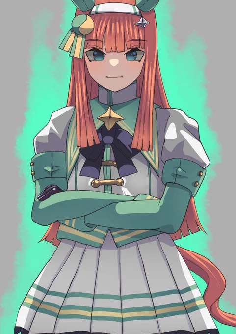 #イラストを4枚貼ると秋風に乗って絵柄を好いてくれる人の元へ届くらしい#ウマ娘 