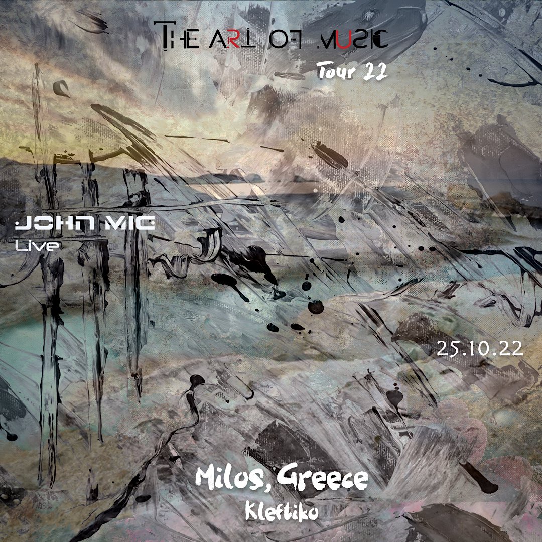 John_Mig_Music's tweet photo. The Art of Music Tour 22, which continues with the 4th event. The event will take place on a boat facing towards Kleftiko in Milos, Greece. 

#taomtour22 #electronicmusicevent #progressivetechno #electronicmusic #melodictechnolovers #Greece #progressivehouse #progressive https://t.co/Qk72qvywoh