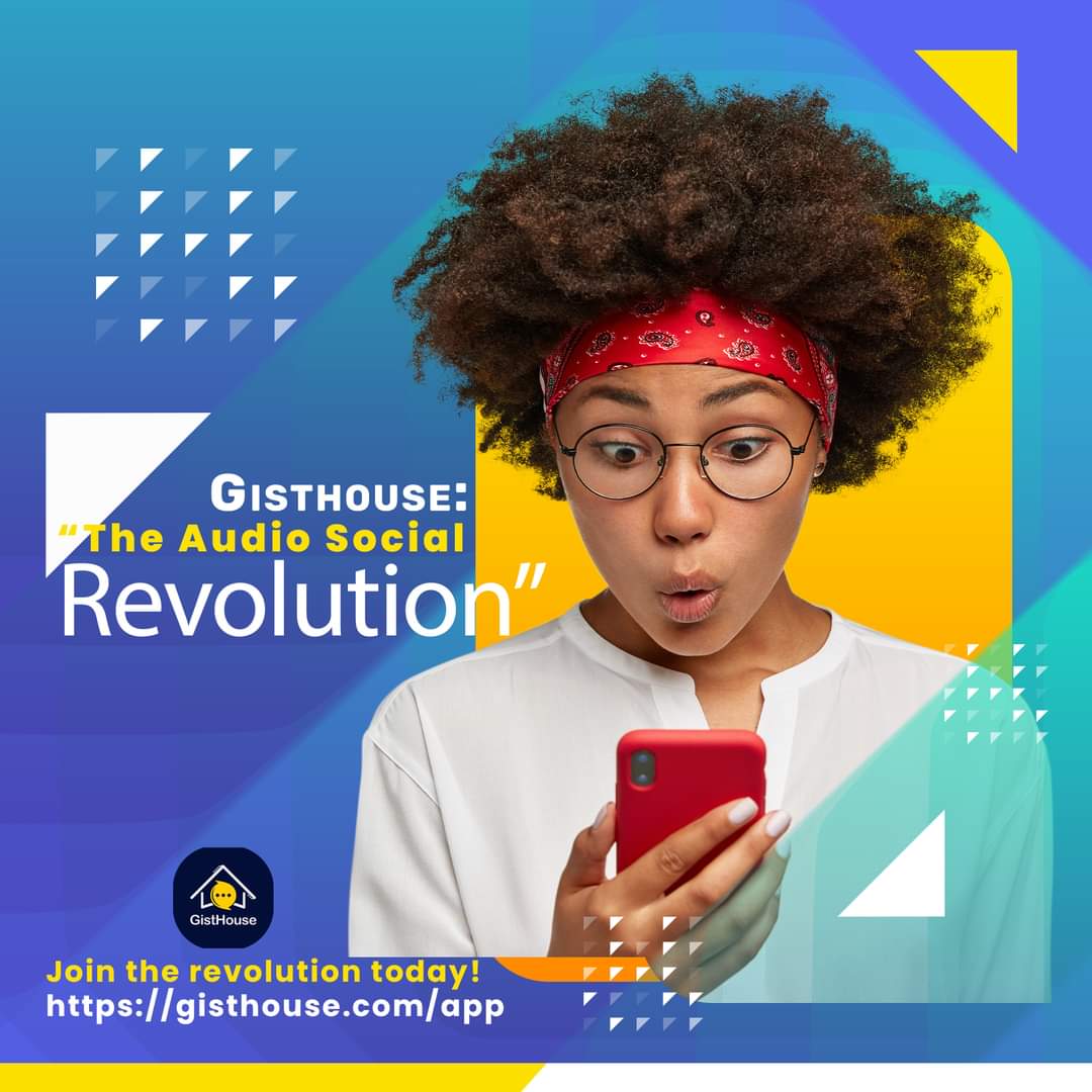 Gisthouseapp's tweet photo. The Audio - Social Revolution:
Gisthouse is the destination for creating audio content, making your voice heard, getting paid, and monetizing conversations.
Join the revolution today!
https://t.co/mYrtQdZHi6
#audiodropinapp #gistingapp #audioapps #Gisthouse #audioconversation https://t.co/J1Fe2gPIWK