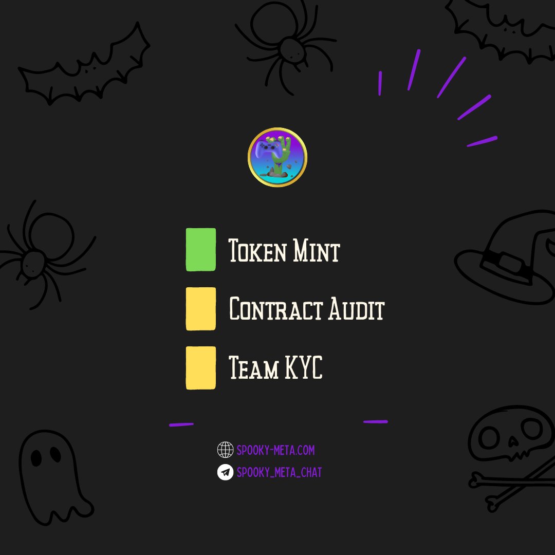 SpookyMeta's tweet photo. We're rocking and we're rolling 🤙

We should be 3/3 very soon

☑️Token Mint
⌛️Contract Audit 
⌛️Team KYC 

Contract address: 0x001a28FeF5F042330484C7D6BfE8905613D03103

#BSC #BSCGems #PinkSale #SPOOK https://t.co/rcsxL6rYhn