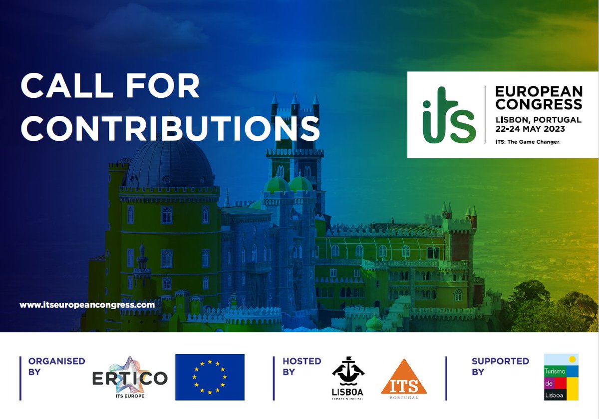 🔔The deadline for submissions for the Technical Programme at #ITSLisbon2023 is getting closer!⏳ Submit your papers for the Call for Contributions before 16 December 2022 🔗itseuropeancongress.com/call-for-contr…