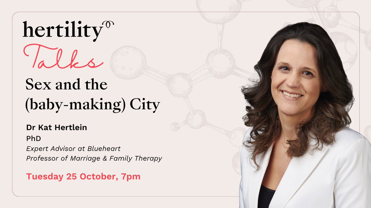 Set your reminder for our IG at 7️⃣ pm today with Dr. Kat, a sex therapist for <a href="/Blueheart_App/">Blueheart</a> 🙌🏼

She will be telling us all about the role hormones play in libido, pressure of having sex during the #fertilewindow, relationships &amp; #infertility.

#ReproductiveRevolution