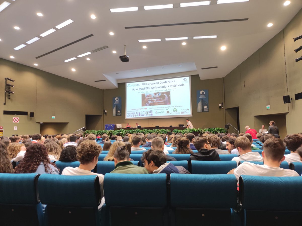 RM_Schools's tweet photo. RM@Schools 2022 Final Conference is “on air”
livestream on YouTube: https://t.co/Sfez8bCJIS
in presence at Research Area of CNR of Bologna from 9:00 am CET

#RMatSchools #RawMaterials
Ps have a look of the european countries stand, it semestre ‘the calm before the storm’ https://t.co/ggghqkYu9o