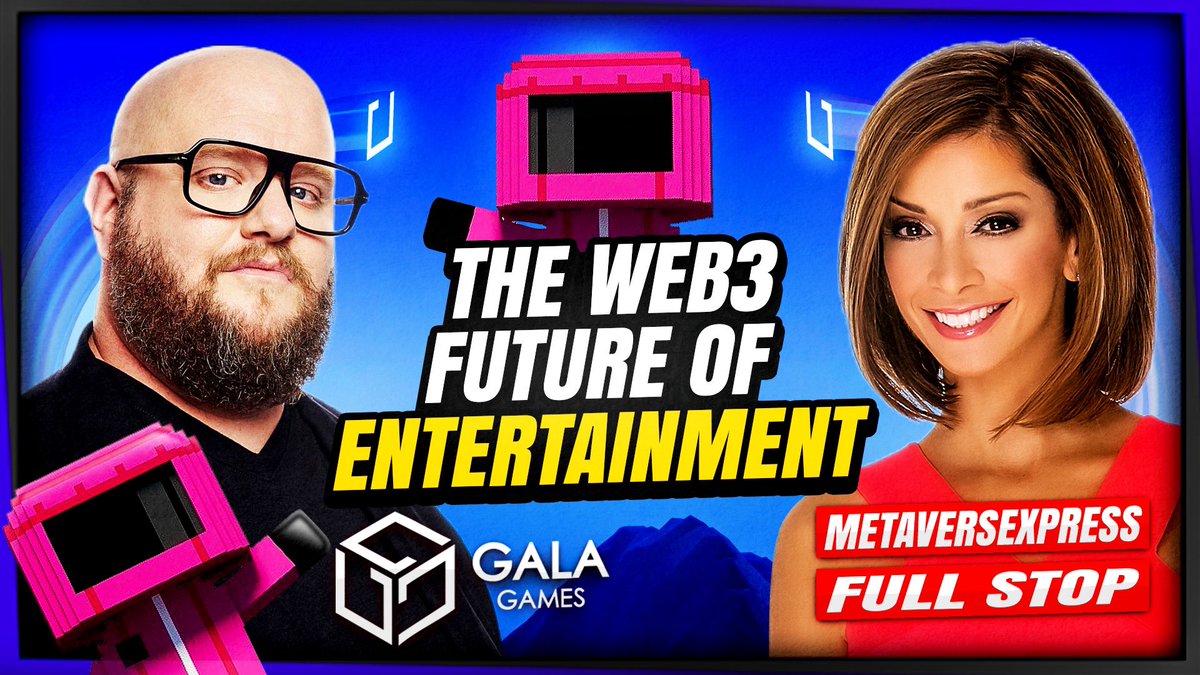 The community requests, I deliver 💁🏻‍♀️ @BitBenderBrink is on the show this week, and we’re educating you on “The Web3 Future of Entertainment” with @GoGalaGames Tune into our full convo this Thursday at noon on the channel 📺 #galagames #blockchain #crypto #nft #metaverse