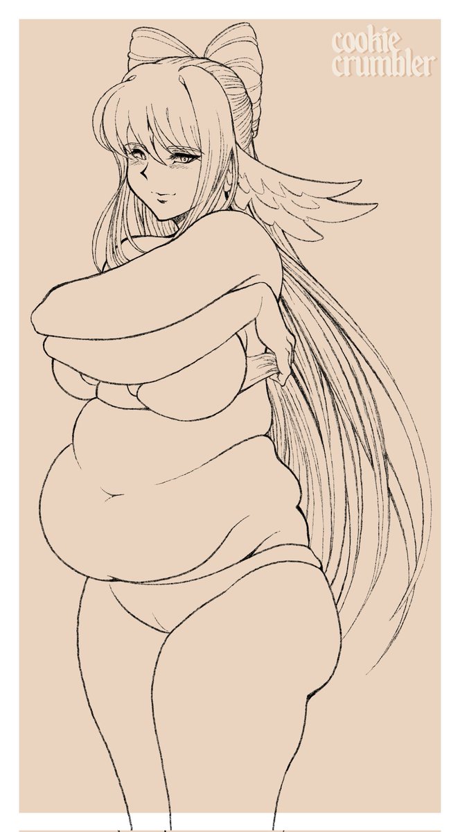 cookiecrumblerD's tweet photo. I made a fanart for KipTeiTei of her lovely character Tessa, my favorite girl from the Kipverse.

Link to my Patreon in the pins!
//Not your thing? Kindly ignore! 💕
//#Kipverse #tessakitz #oneservingchoice #chubbygirl #Patreon #chub #chubby #KipTeiTei #fat #fatgirl https://t.co/7m9kNxp3gz