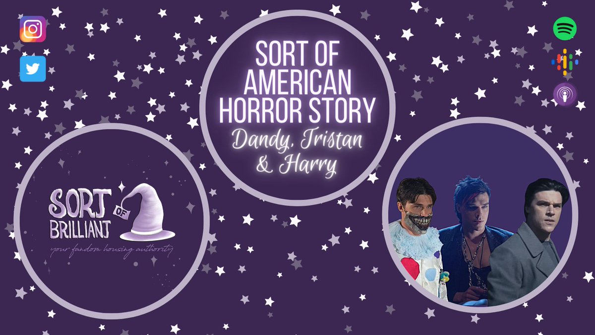 SOB_pod's tweet photo. ✨NEW EPISODE✨
Erin from @fandomthingpod joins us this week to sort #AHS and all things @FinnWittrock! We look at #DandyMott, #TristanDuffy and #HarryGardner and the many shades of Finn characters. Tune in to see where we sort them all!
https://t.co/NTNhJ5jSR4 https://t.co/gSB8n1YYER