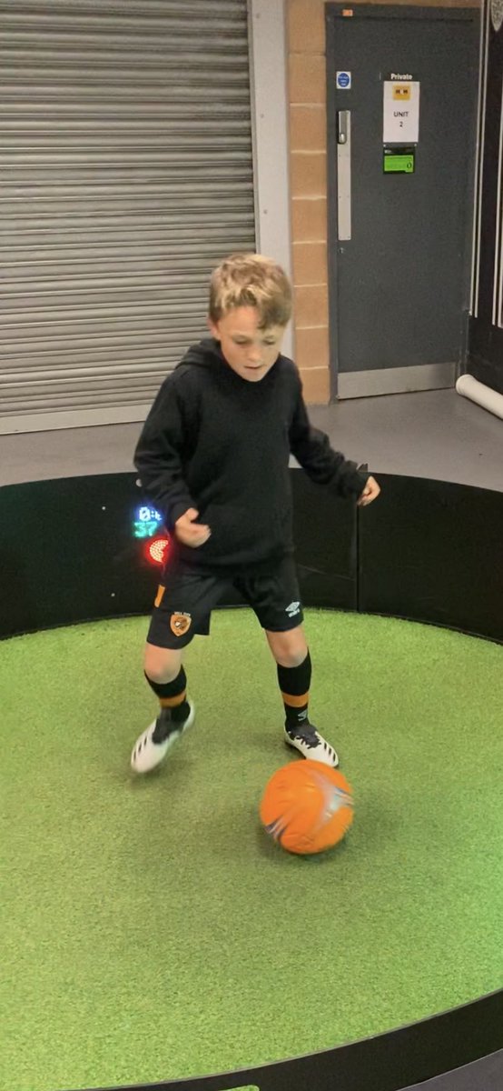 The boys are already having fun at the Hull City Open Training Session! #hcafc