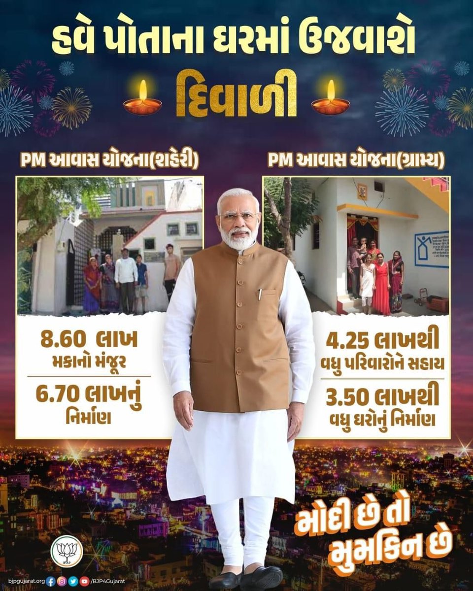 svgryb's tweet photo. PM આવાસ યોજના હેઠળ શહેર અને ગામડાઓમાં સૌને મળ્યું ઘરનું ઘર

#ભરોસાની_ભાજપ_સરકાર https://t.co/UVVyy3sMhj