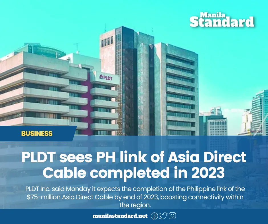 PLDT Inc. on Twitter ""PLDT said it expects the completion of the