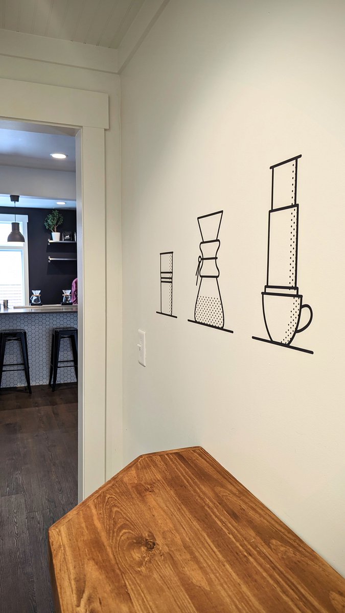 More updates on new art at our shop…have you seen the new mural in our Carmel shop?