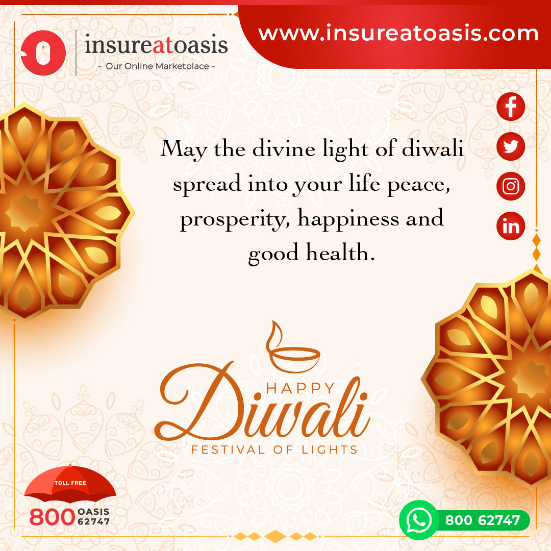 Insureatoasis's tweet photo. Wish you all a Happy Diwali!!! #Diwali #Happiness #Celebration #Sweets #Family https://t.co/LuawwOzia0