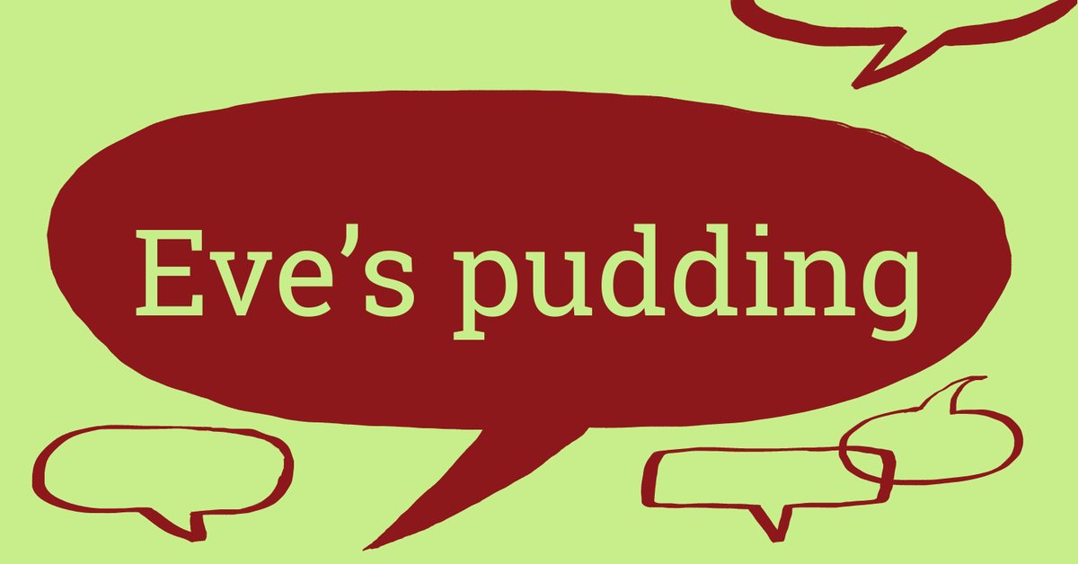 CollinsDict's tweet photo. #wordoftheday EVE'S PUDDING - N. a baked sponge pudding with a layer of apple at the bottom.

https://t.co/iaFycXGBBk

#collinsdictionary #words #vocabulary #language #wordoftheday #EvesPudding https://t.co/Enhby6Va6D