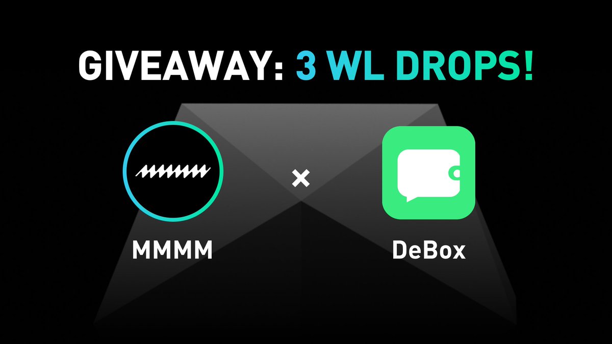 onchain_scope's tweet photo. MMMM  x  DeBox
 🪩 3* WL #Giveaway 🪩

1⃣ Follow @MMMM_TEAM &amp;  @DeBox_Social 
2⃣ RT, Like, Tag 3 Friends
3⃣Join discord：https://t.co/hb4Wn1awfM

End in 24H ⌛
#Web3 #NFT #FreeMint #DeBox #MMMM https://t.co/iG4lSdTDFY