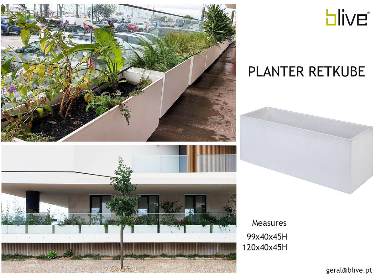 BliveOutdoor's tweet photo. 💯 #GRC concrete planter with a contemporary and robust design for plants;
✔️ Thanks to its durability and functionality, it's the ideal choice for #outdoor spaces;

#fiberplanter #grcplanter #macetafibra #jardineracemento #floreirabetão #outdoorplanters #macetarectangular #blive https://t.co/sS7akLKLBj