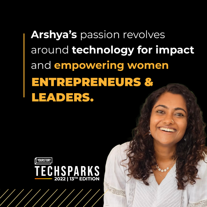 YourStoryCo's tweet photo. Hear @Arshya Lakshman share key insights from her 15 years experience in entrepreneurship, innovation, and startups only at #TechSparks2022, the destination for deliberating, deep-diving &amp; building on India’s Tech Agenda.