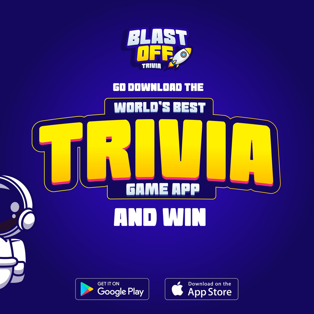 blastoffTrivia's tweet photo. Play and learn at the same time with Blast Off Trivia https://t.co/615kDULyAH