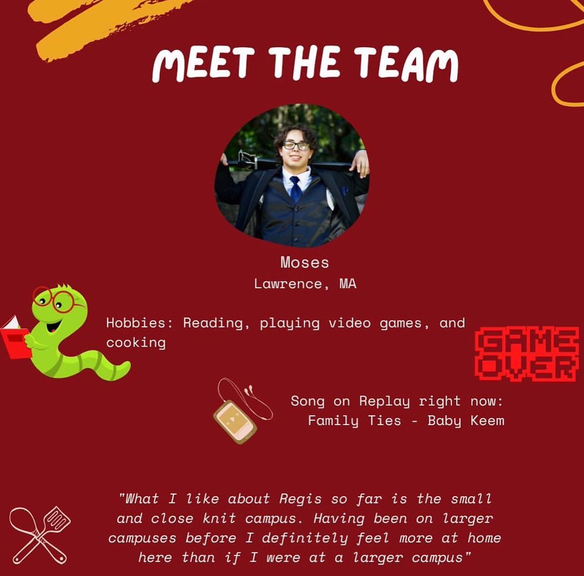 Regis_SGA's tweet photo. Meet your SGA First-Year Representatives Part 2! https://t.co/RrrQl88ToC