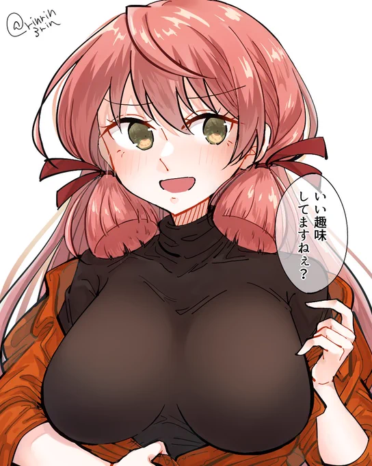 艦これらくがき。黒インナー明石さん 