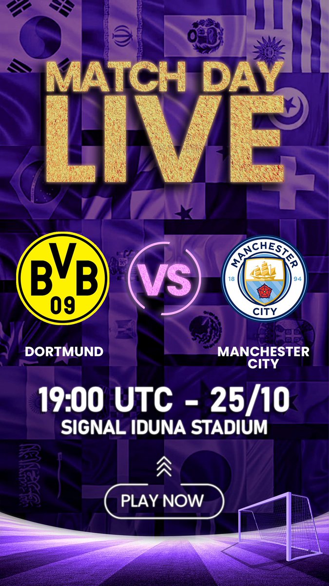 CryptoCupQatar's tweet photo. MATCH DAY ⚽️
Dortmund VS Manchester City
Who wins? I'll read you below 👇🏼

💻 https://t.co/OYUeZaBfZS

#nft #cryptocup #playtoearn #qatar2022 #p2e #crypto #football #freetoplay https://t.co/AAzdBBaPnW