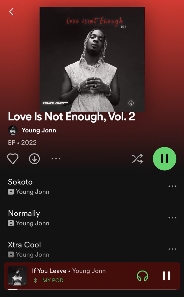 Best EP of the year no 🧢🔥🔥🔥🔥 young Jonn too good 🥹❤️