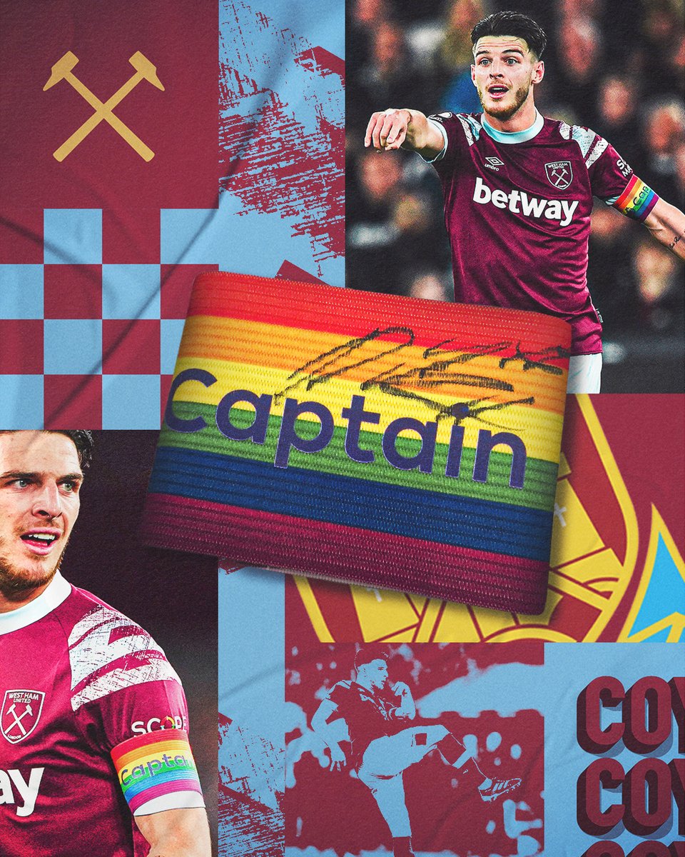 🚨 𝗖𝗢𝗠𝗣𝗘𝗧𝗜𝗧𝗜𝗢𝗡 𝗧𝗜𝗠𝗘 🚨 To be in with a chance of winning Declan Rice's captain's armband from last night's win, all you have to do is... 1️⃣ Like this tweet 2️⃣ RT this tweet 3️⃣ Make sure you follow us A winner will be randomly selected next week. Good luck! 🏳️‍🌈