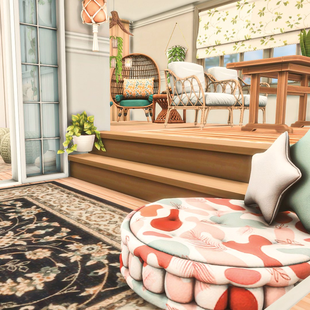 SimsonicaS's tweet image. Single Mom Boho House 👩‍👧‍👧  
Speed build available on my youtube channel → youtu.be/JUBc142dTgM 
I had a lot of fun creating this build. Especially using some objects to give it a bohemian style ❤️  
✨EA Id for tray files : sims_novation
✨PDF file with cc links in my youtube