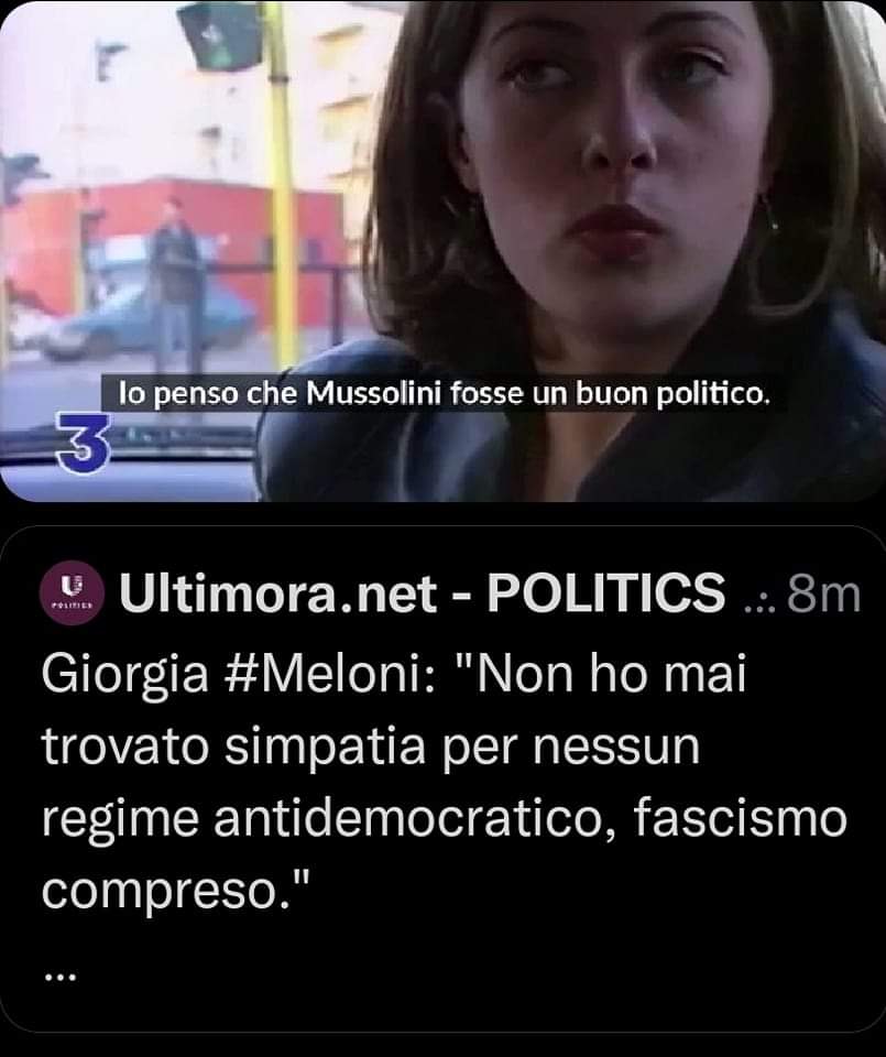 samumarchetti01's tweet photo. Ma certamente, Giorgia. Chi l'ha mai pensato

#ilPeggior_GOVERNO_diSempre #GovernoMeloni https://t.co/DWSzY3rnRF