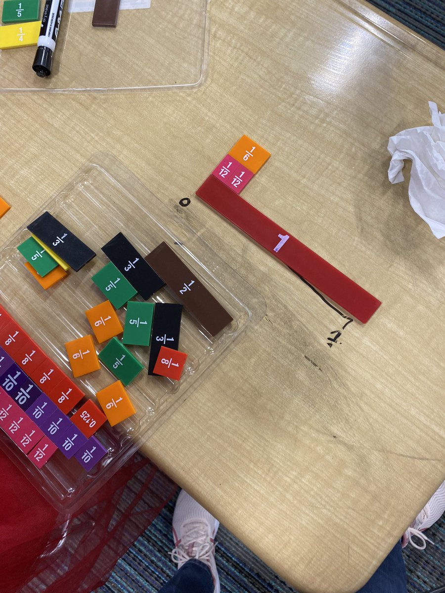 MrsMillsJ7's tweet photo. Exploring the meaning of the denominator @LemmKISD https://t.co/shFLc2PUiG