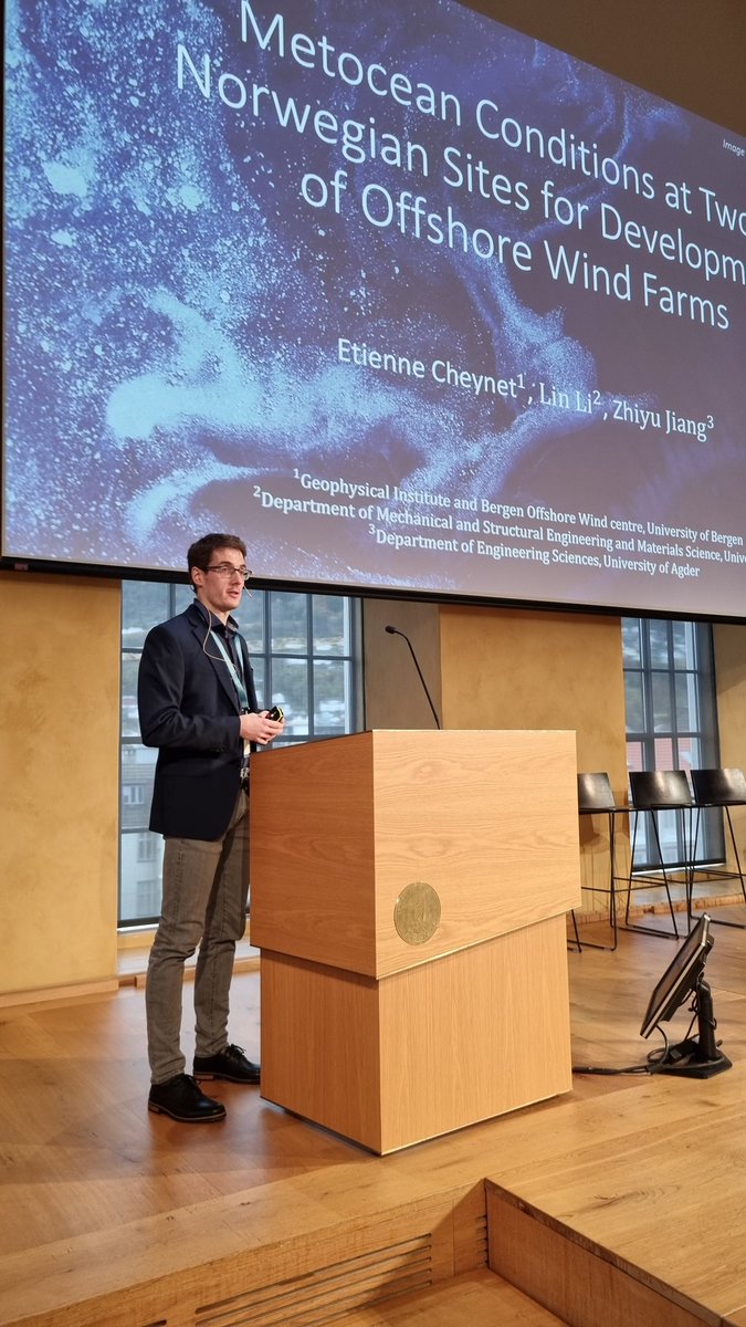 Bergen Offshore Wind Centre (BOW) (@bergenwind) on Twitter photo BOW show at Science Meets Industry #SMIBergen2022
<a href="/CheynetE/">ECheynet</a> talks about meteocean conditions at #SørligeNordsjøII and #UtsiraNord 🌊🌬
<a href="/Geofysen/">Geofysisk institutt</a> <a href="/UiBmatnat/">RealfagUiB</a>
#offshorewind #offshorewindenergy BOW show at Science Meets Industry #SMIBergen2022
<a href="/CheynetE/">ECheynet</a> talks about meteocean conditions at #SørligeNordsjøII and #UtsiraNord 🌊🌬
<a href="/Geofysen/">Geofysisk institutt</a> <a href="/UiBmatnat/">RealfagUiB</a>
#offshorewind #offshorewindenergy