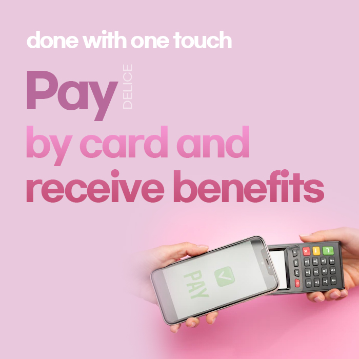 delice__lab's tweet photo. Done with one touch
Pay by card and receive benefits

https://t.co/6nFIOZBHpE

#pay #benefits #delice #dlc https://t.co/7Jpri357c0