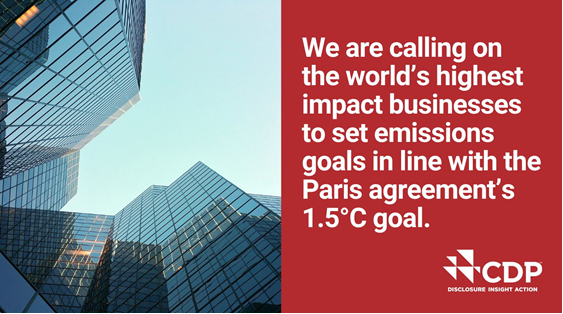 LAPFF expects business plans and strategies to be aligned with a 1.5°C scenario and for companies to set clear emission reduction targets that meet that ambition @CDP