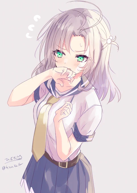 「ちょ‥‥改装するところ見ないでよね!」恥ずかし衣笠#艦これ版深夜の真剣お絵描き60分一本勝負#艦これ版真剣お絵描き60分一本勝負_20221024 
