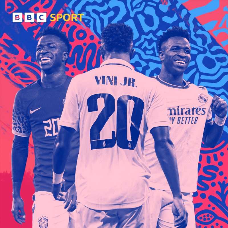 BBCSport's tweet photo. Vini Jr 🤩

From being rejected by a futsal team, to joining Real Madrid at 16, to winning the #UCL 🔥

He's come a long, long way 🔽

#BBCFootball #BlackHistoryMonth