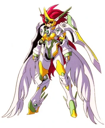 instead of angel wings it's got bat wings 