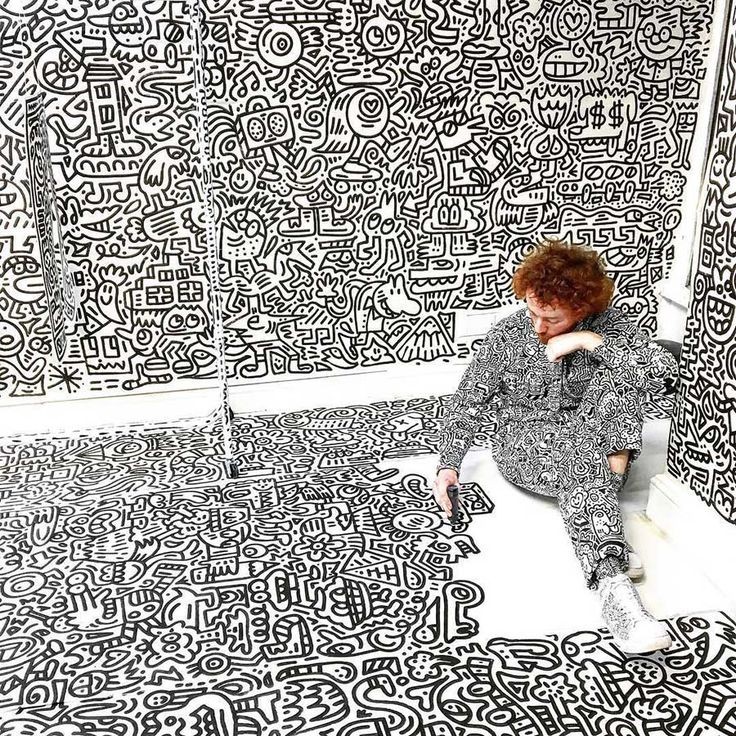 raskolnik68's tweet photo. #BuenosDiasATodos #GoodMorningTwitterWorld #goodmorningeveryone 
#art #doodle #drawing #dibujo #pintura #beautyiseverywhere 
Obra del artista británico #SamCox #MrDoodle vía #Pinterest https://t.co/u8VUIQWD1k