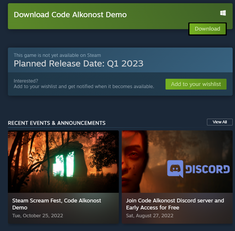 AlkonostCode's tweet photo. The Steam Scream Fest demo is out for Code Alkonost. https://t.co/TH9o1RYoaW

We are waiting for your feedback.

#codealkonost #indiedev #indiegame #survivalhorror #mythology #unrealengine #metahuman #steam #screamfest https://t.co/X5fO7FT0OK